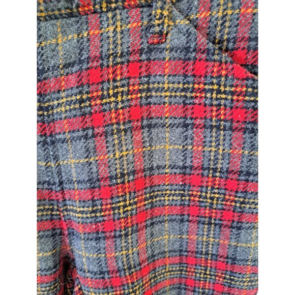 Abercrombie & Fitch Womens Wool Blend Plaid Pants Size 2 Lined Academia Y2K Nice - Picture 3 of 9